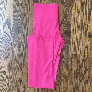 CARBON38 High Rise 7/8 Takara Shine Leggings (Hyper Pink)